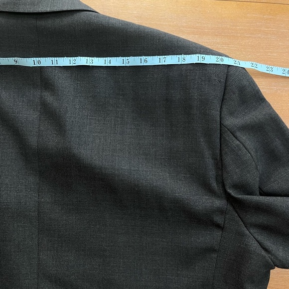 Brooks Brothers Charcoal Men's Blazer two button 46L wool - Picture 9 of 15